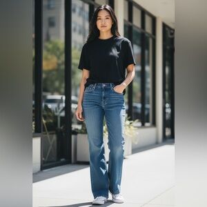 New! Disclosure bootcut low-rise wide leg Women's Jeans size 5